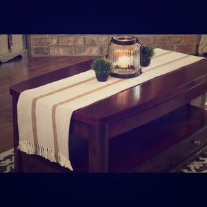Cotton Woven Table Runner